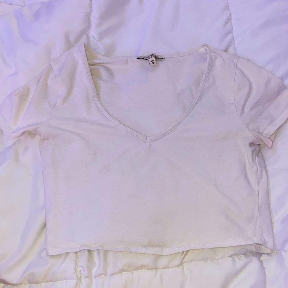 White Crop Top